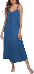 Ekouaer Women's Cozy Sleeveless Nightgowns for Relaxing Sleep