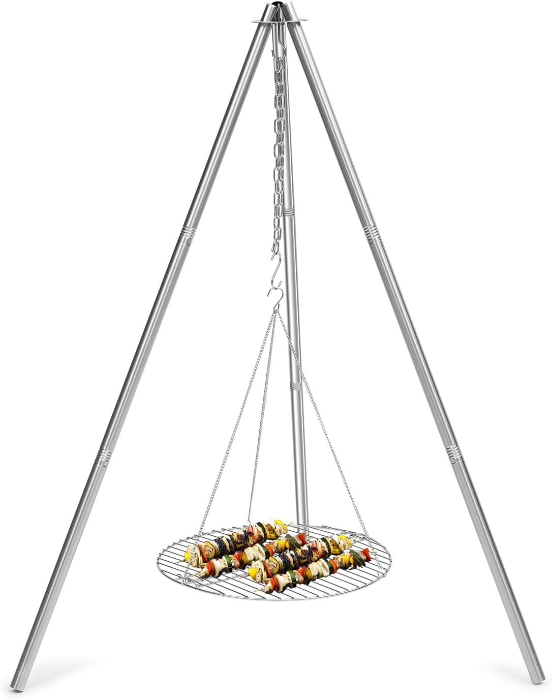 HaSteeL Camping Tripod for Outdoor Cooking and BBQ Fun