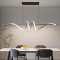 Modern Chandelier Ring Pendant Light, Dimmable LED for Living Room