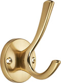 Round Coat Towel Hooks 5 Pack - Champagne Bronze Heavy Duty Hooks