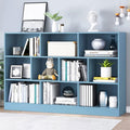 IOTXY Open Shelf Low Bookcase - 3-Tier Short Bookshelf for Small
