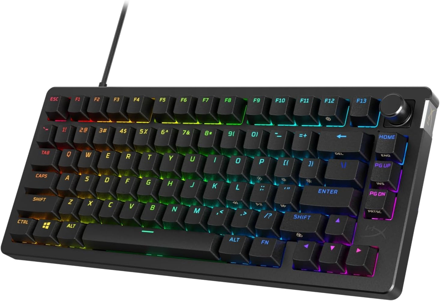 HyperX Alloy Rise 75: Hot-Swappable Mechanical Gaming Keyboard