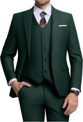 Men's 3 Piece Slim Fit Suit Set - Tailored Wedding & Business Wear cut