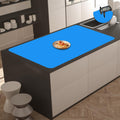 Extra Large 35.4x23.6 in Blue Silicone Countertop Mat - 2MM Thick