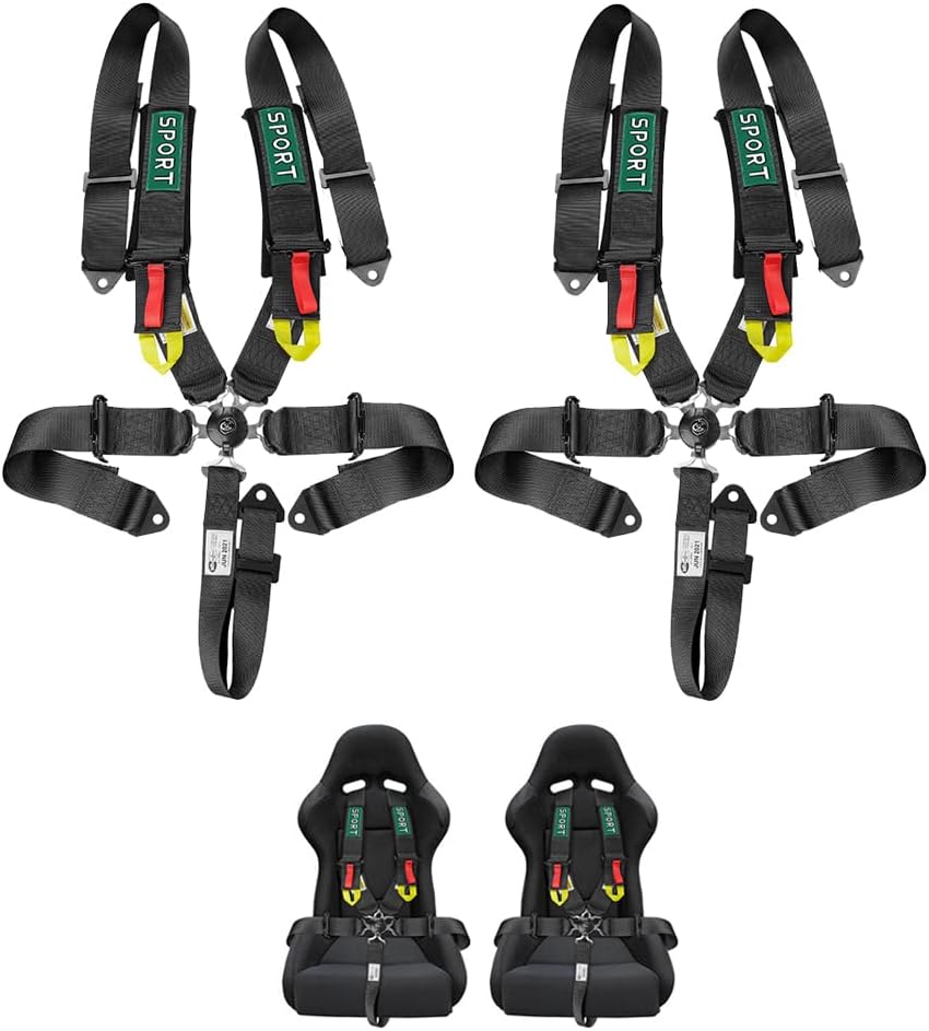 5-Point Racing Safety Harness Set with Ultra Comfort Pads