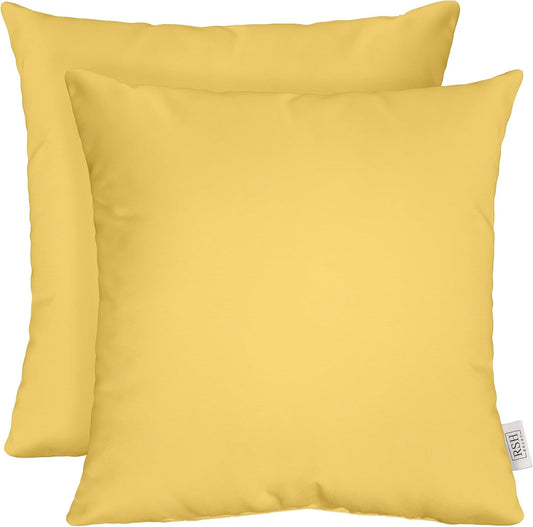 Sunbrella Square Throw Pillows Set of 2 for Outdoor Use