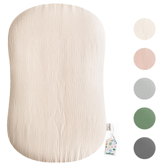 Organic Cotton Baby Lounger Cover - Soft & Breathable - Zamlory