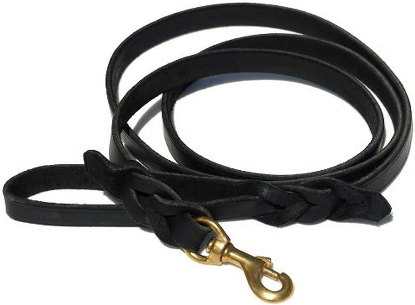 Ray Allen Mfg Signature K9 Braided Leather Leash for Dogs