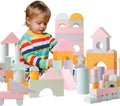 Set of 34 Jumbo Large Foam Blocks for Toddlers - Stacking Soft Blocks