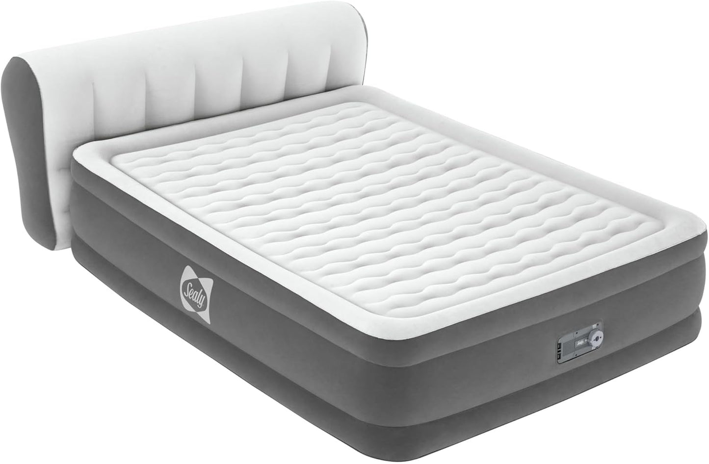 Sealy Tritech Airbed Queen with Built-in Pump and Headboard