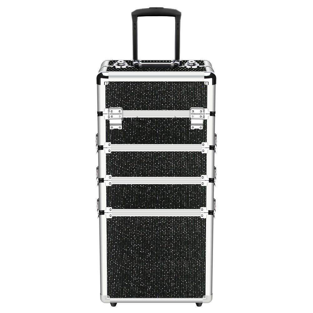 OUDMAY Makeup Case - 4 in 1 Professional Cosmetics Organizer