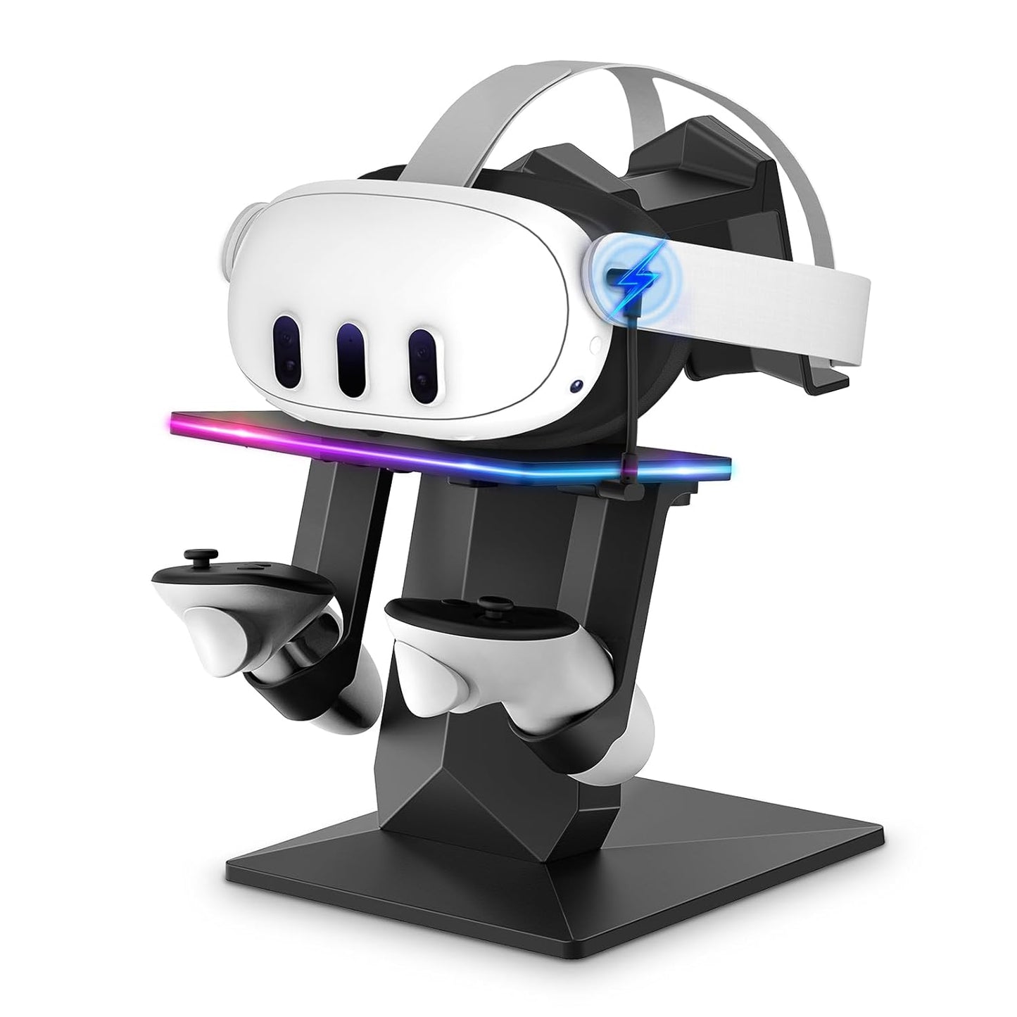 RGB Charging Dock for Meta Quest 2/3/3S/Pro with Light Effects