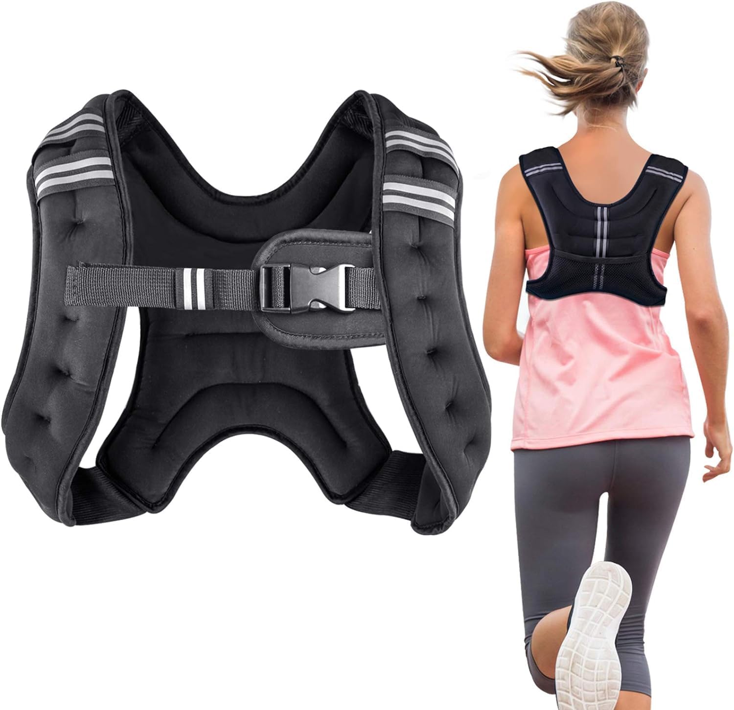 Henkelion Weighted Vest for Men Women Kids - Adjustable Comfort