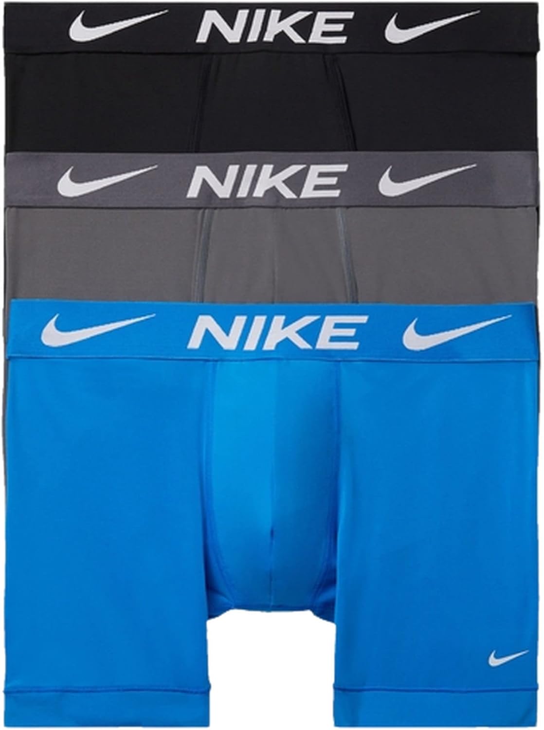 Nike Mens 3PK Dri-Fit Boxer Briefs for Ultimate Comfort
