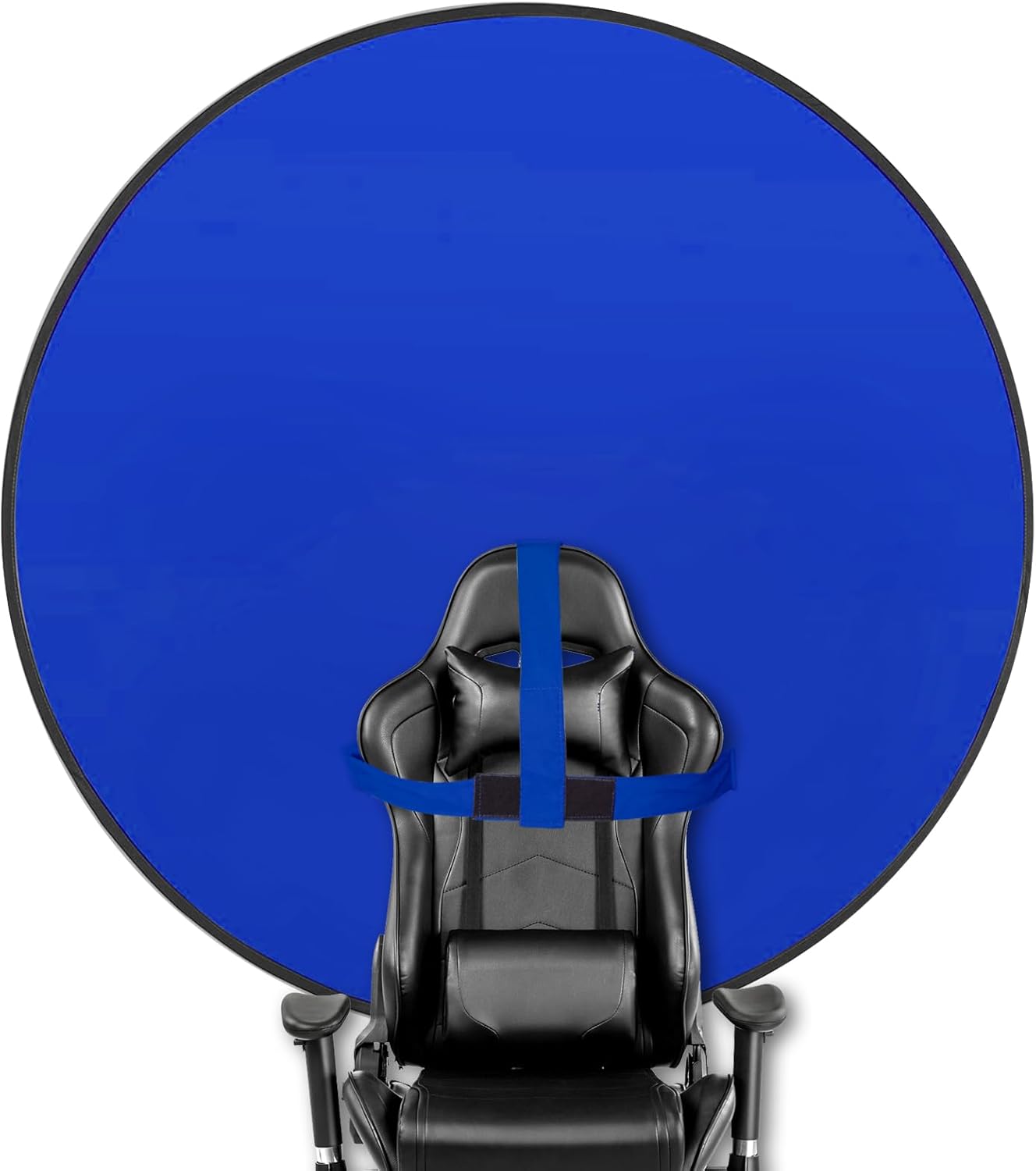Portable Blue Screen Chair for Photography and Streaming Needs