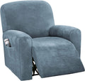 H.VERSAILTEX Stretch Velvet Recliner Sofa Covers for Cozy Style