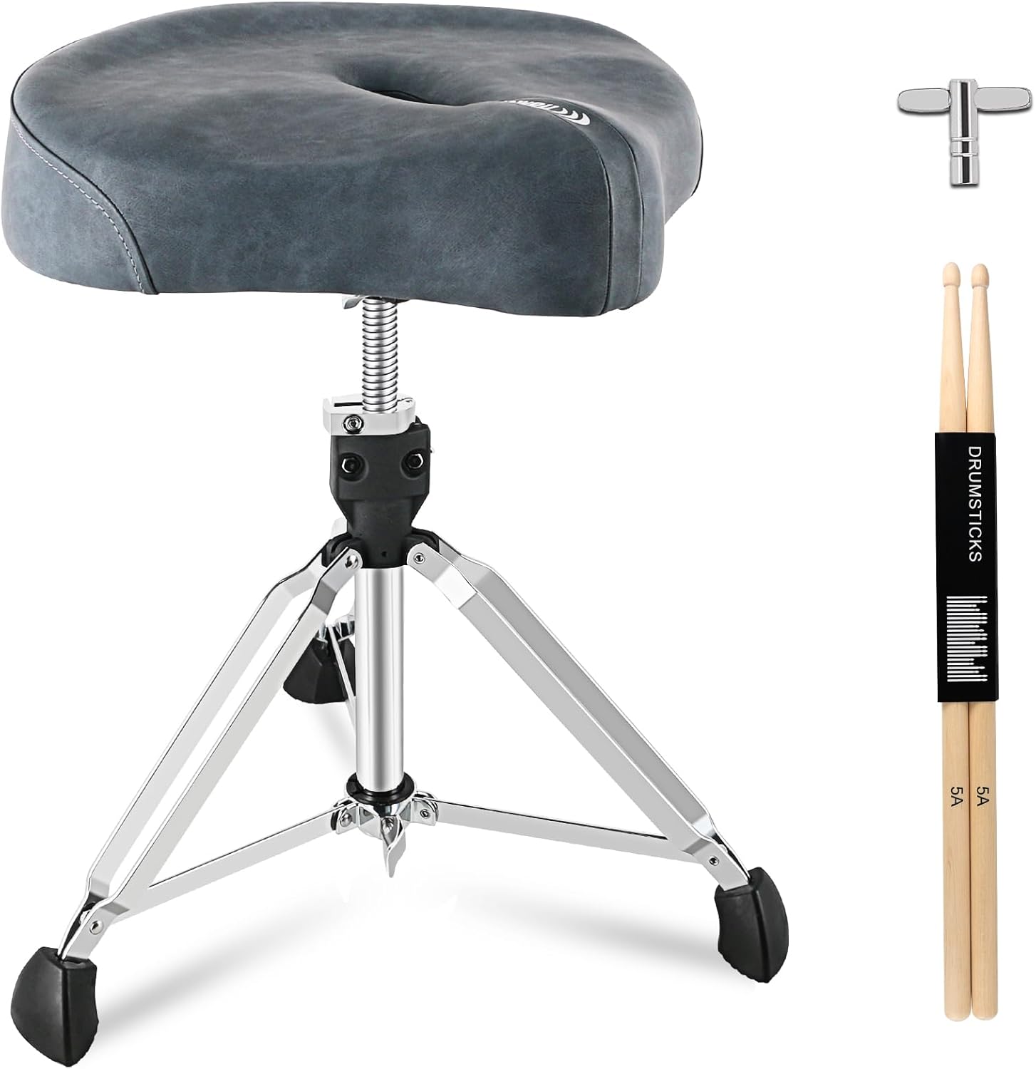 ROWELL Heavy Duty Drum Throne with Air Guide Hole Design