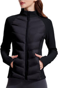 Womens Lightweight Puffer Jacket Water Resistant - Warm, Packable