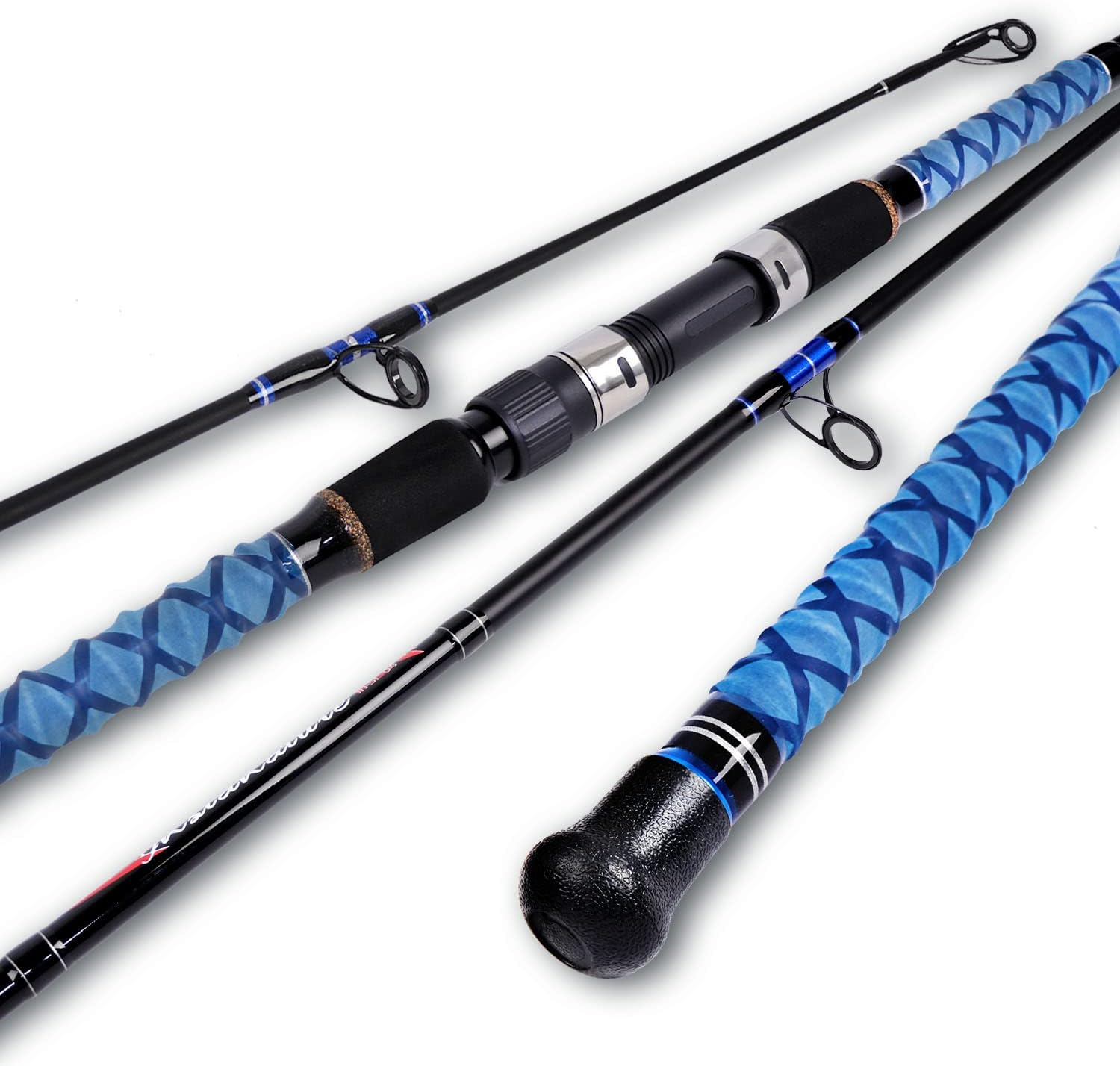 Fiblink Surf Spinning Fishing Rod - Lightweight Travel Design