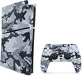 MightySkins Skin for Playstation 5 Slim - Gray Camouflage Wrap