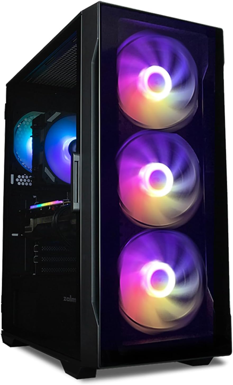 Zalman i3 ARGB Vision ATX Mid Tower Case with Tempered Glass