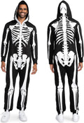 Tipsy Elves Halloween Skeleton Costume for Men - Comfy Adult Jumpsuit