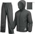 Men's Waterproof Rain Suit 2-Piece Lightweight Packable - Rain Gear