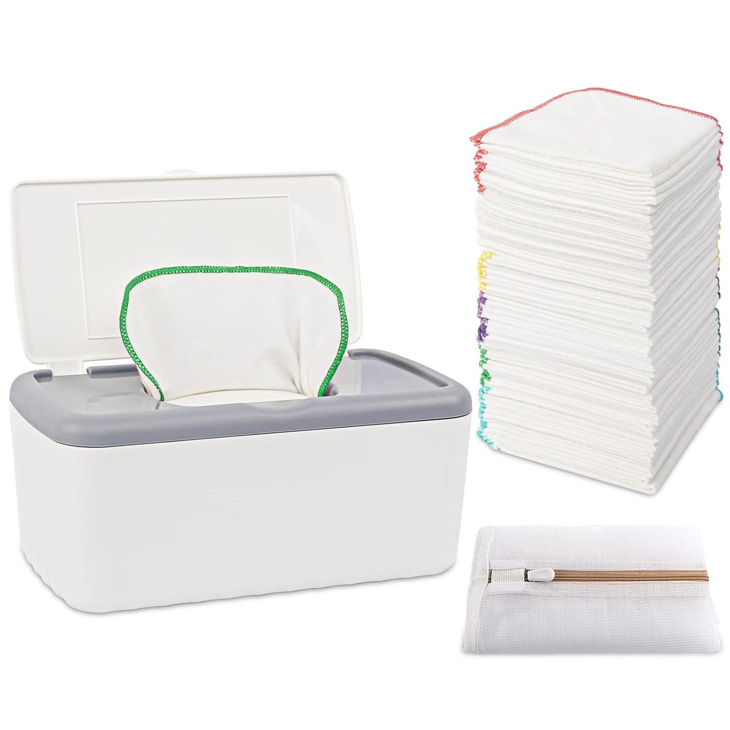 Reusable Baby Wipes for Gentle Cleaning - FAMOPLAY