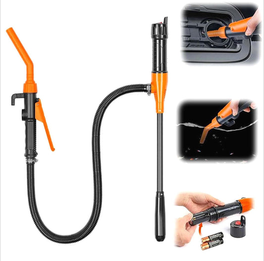 BAGIMO Portable Power Battery Pump - Fuel, Diesel, Water Transfer - Hand Pump with Gun