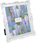Laura Ashley 8x10 White Ornate Textured Resin Picture Frame - Classic
