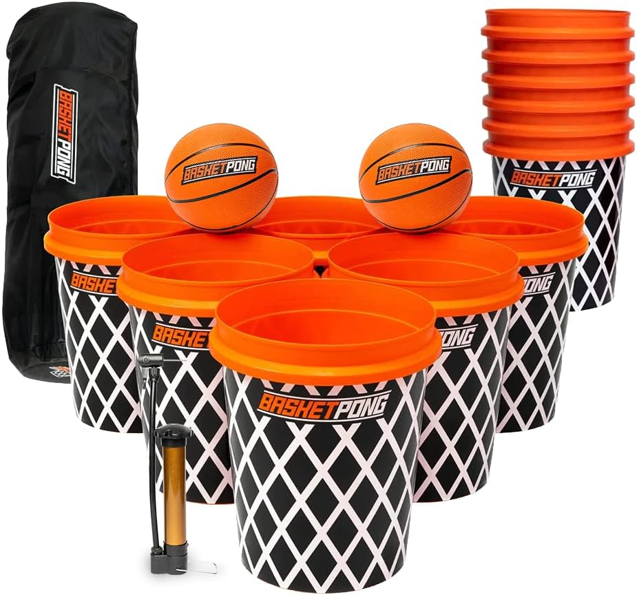 Ultimate Yard Game Set: BasketPong