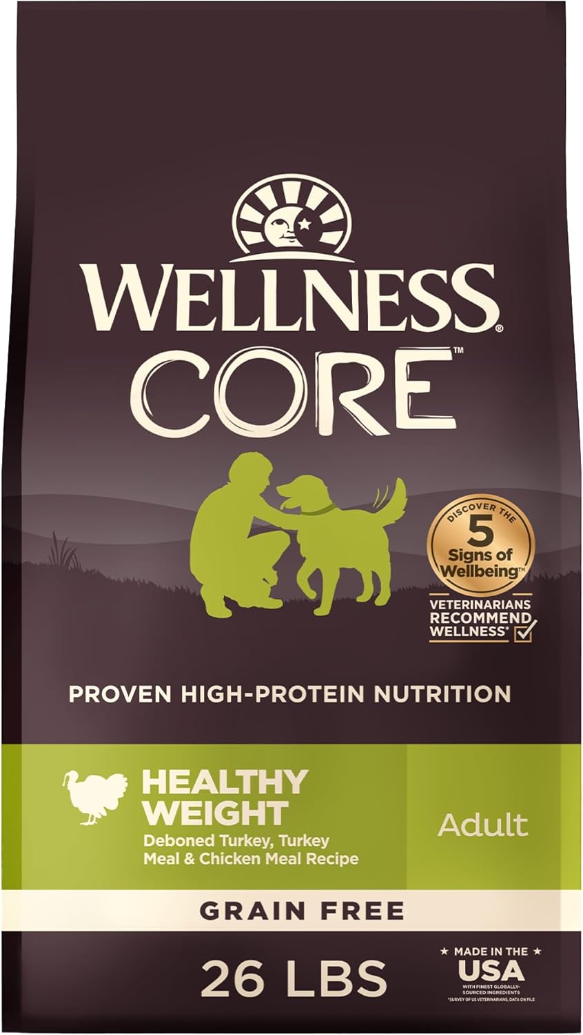 Wellness CORE Dry Dog Food, Grain-Free Turkey & Chicken Recipe