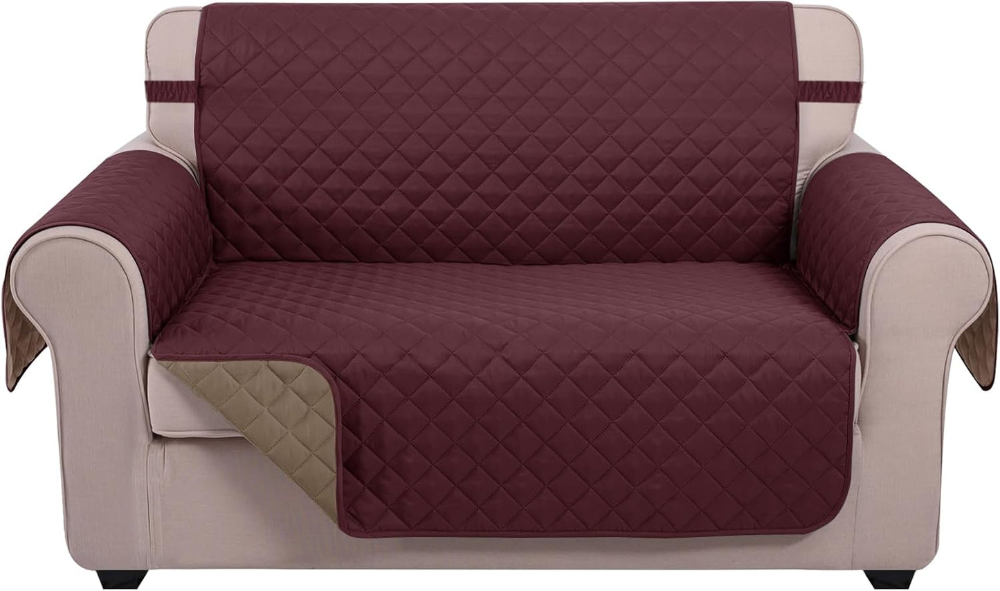 U-NICE HOME Loveseat Sofa Cover for Dogs - Water Resistant Protector
