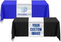 Custom Table Runner with Business Logo 36in x 72in - Quick Ship