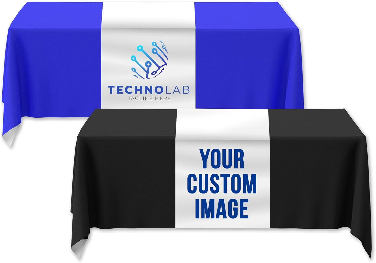 Custom Table Runner with Business Logo for Events and Parties