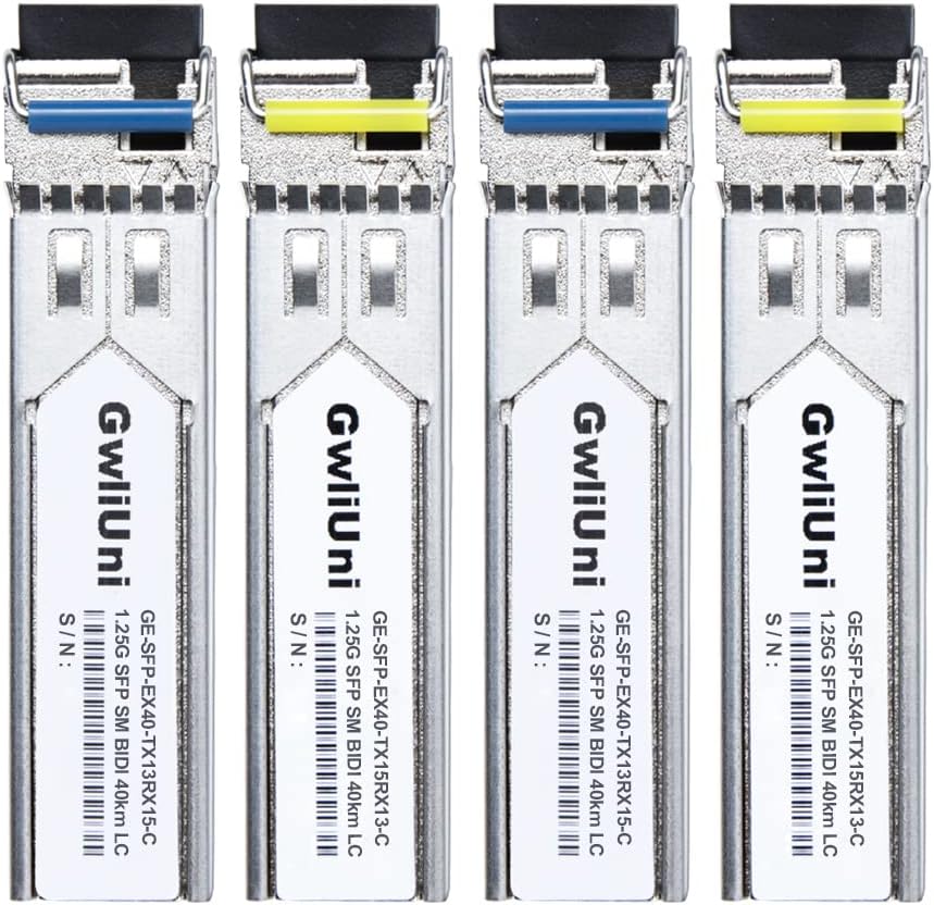 2 Pairs 40km SFP 1.25G BIDI Single Mode Fiber Module Review
