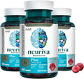NEURIVA Plus 3 Pack Strawberry Gummies for Memory & Focus