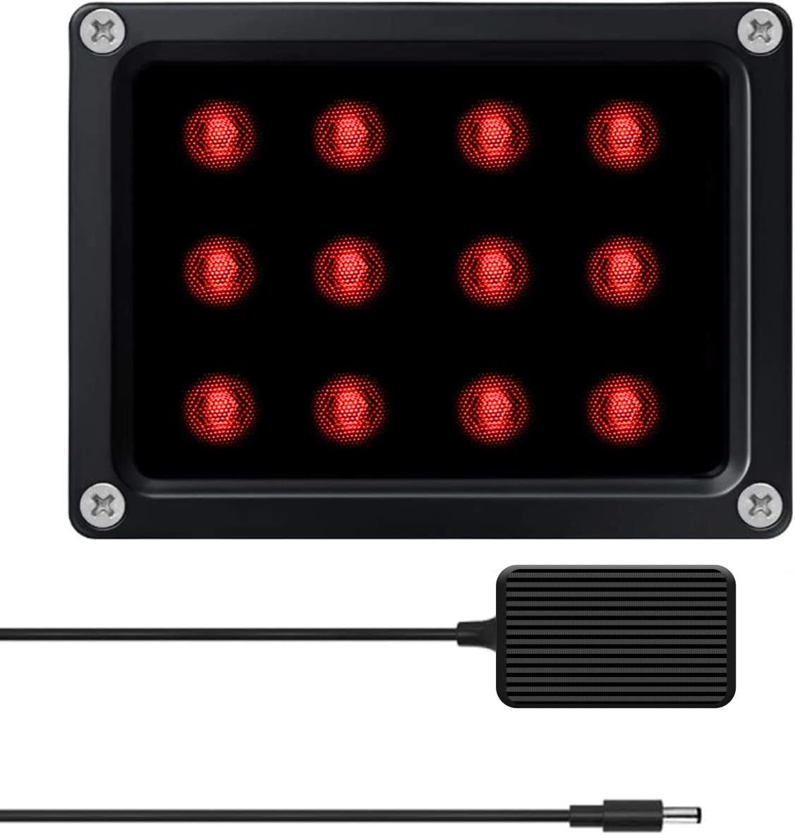 WEILAILIFE 12 LED Waterproof IR Illuminator for Night Vision