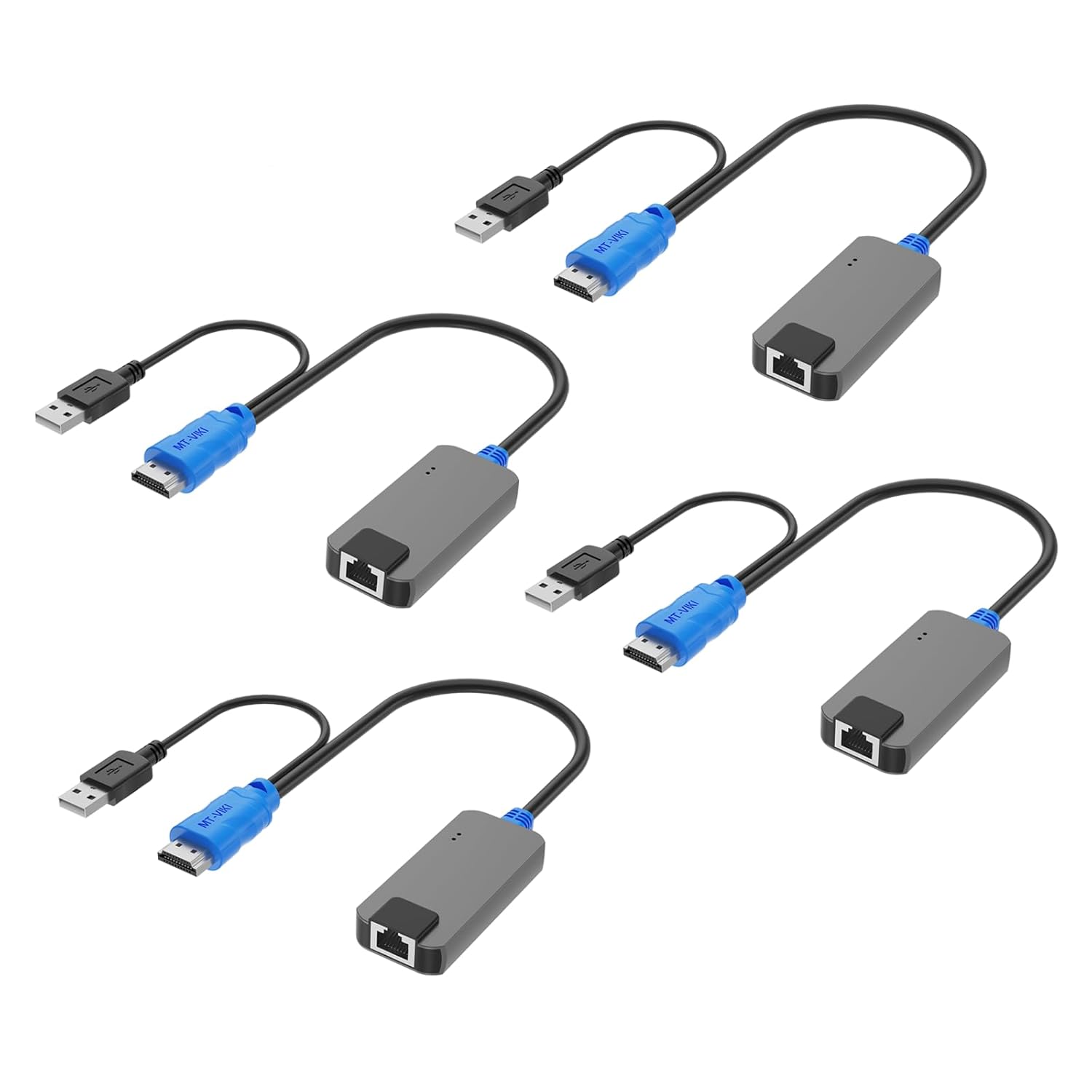 MT-VIKI USB HDMI to RJ45 Dongle for KVM Switches - 4 Pack