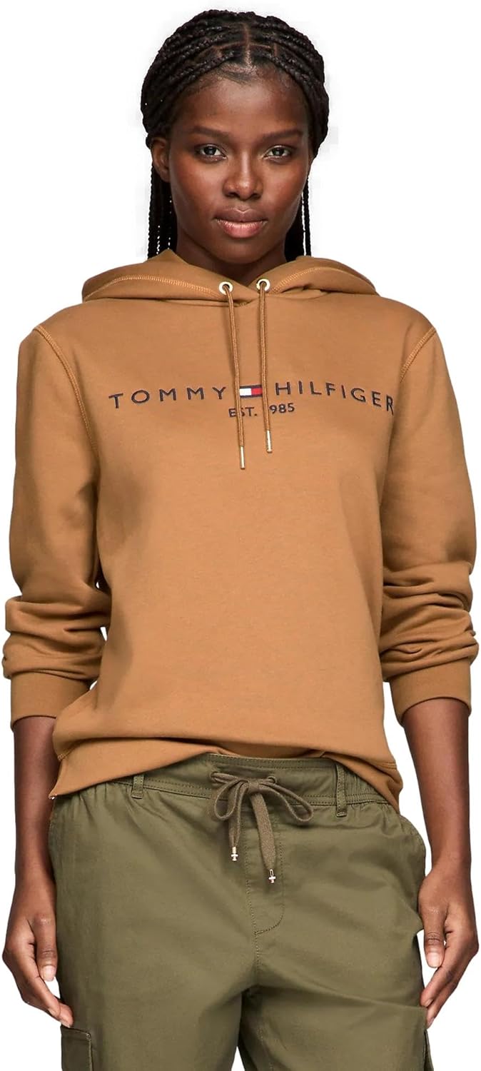 Tommy Hilfiger Logo Hoodie for Stylish Women