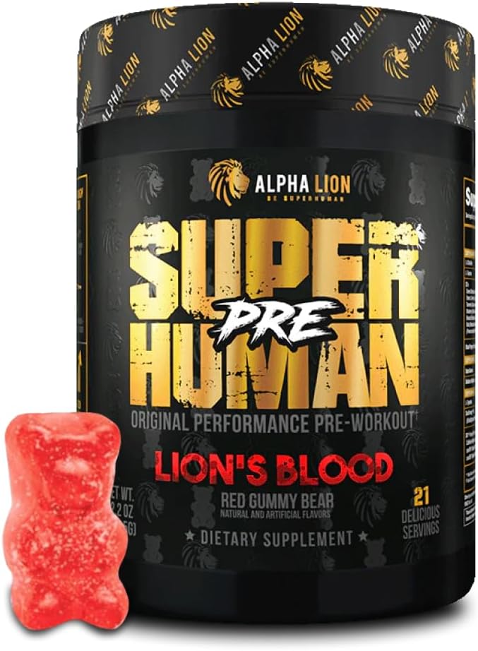 ALPHA LION Pre Workout Powder for Energy, Focus & Pump