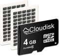 Pack of 100 Micro SD Card 4GB MicroSDHC C6 - Bulk Memory Pack