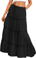 Trendy Queen Long Skirts for Women Boho Maxi Skirt (Style 2V98)