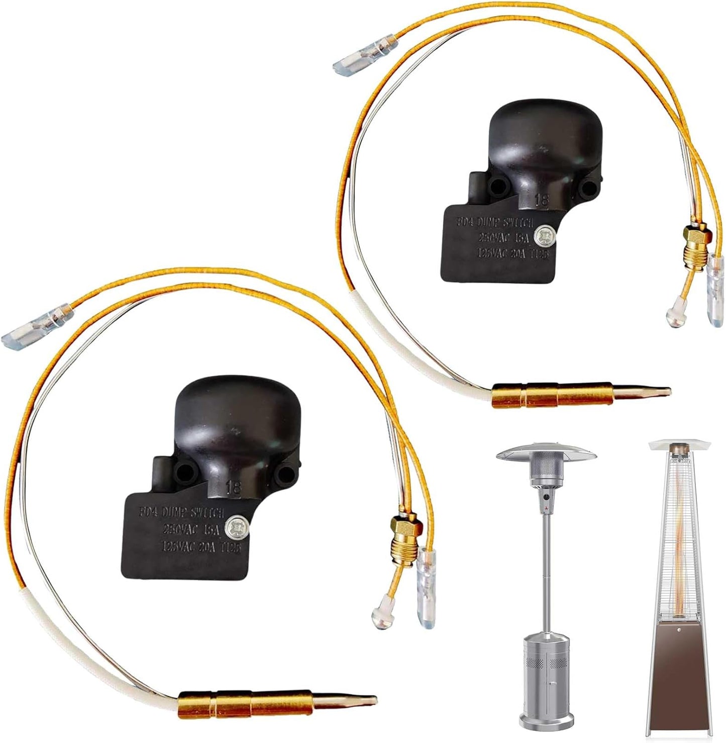 Gas Heater Safety Kit: Thermocouple & Anti Tilt Switch
