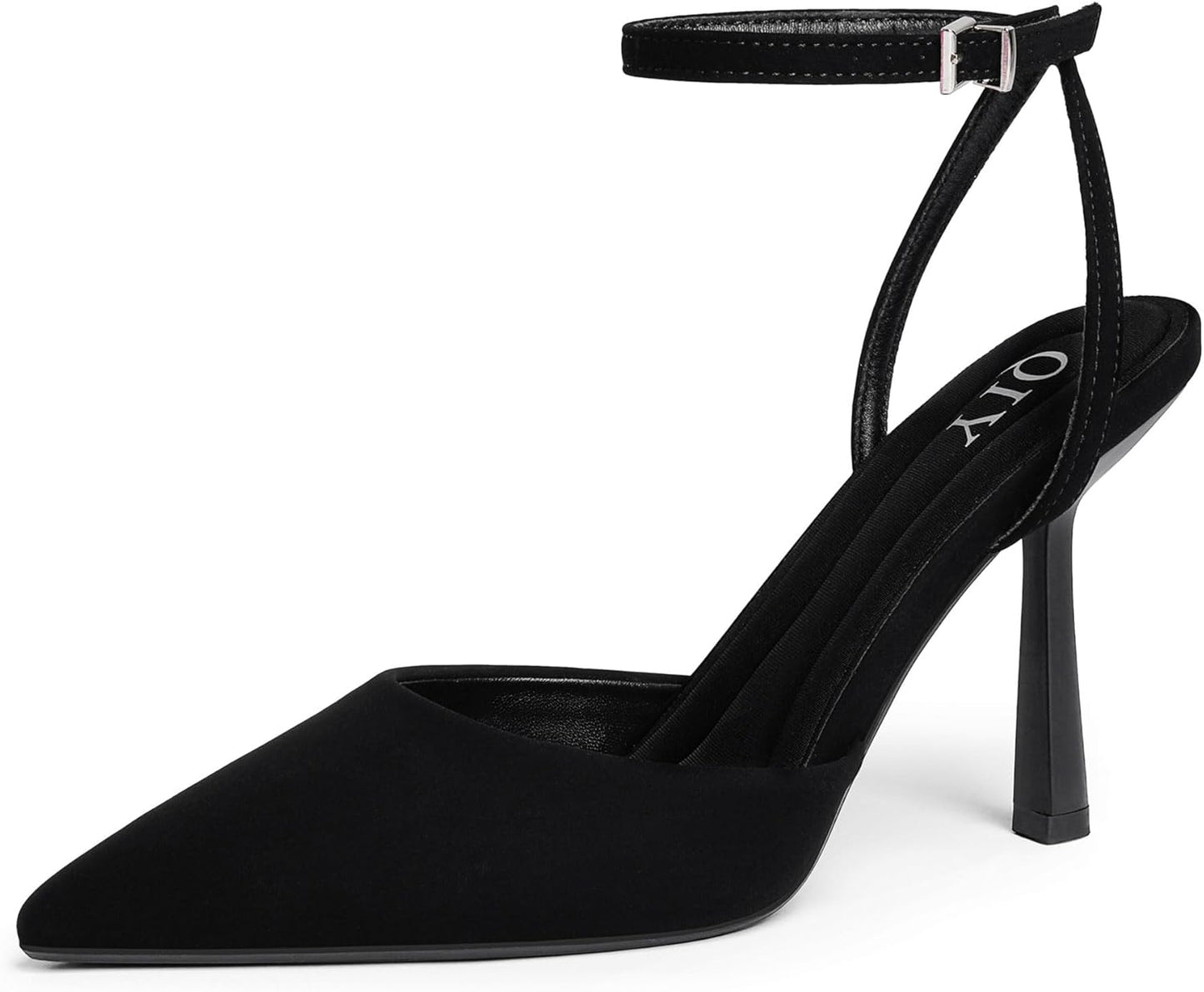 Closed Toe Ankle Strap Heels for Women - Stylish Stiletto Pumps