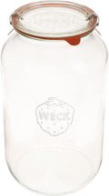 Weck Jars 776 101.4 fl. oz Wide-Mouth Barrel Jar - Large Airtight