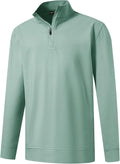Boys Long Sleeve Quarter Zip Pullover Fleece Warmth Mock Neck - Cozy