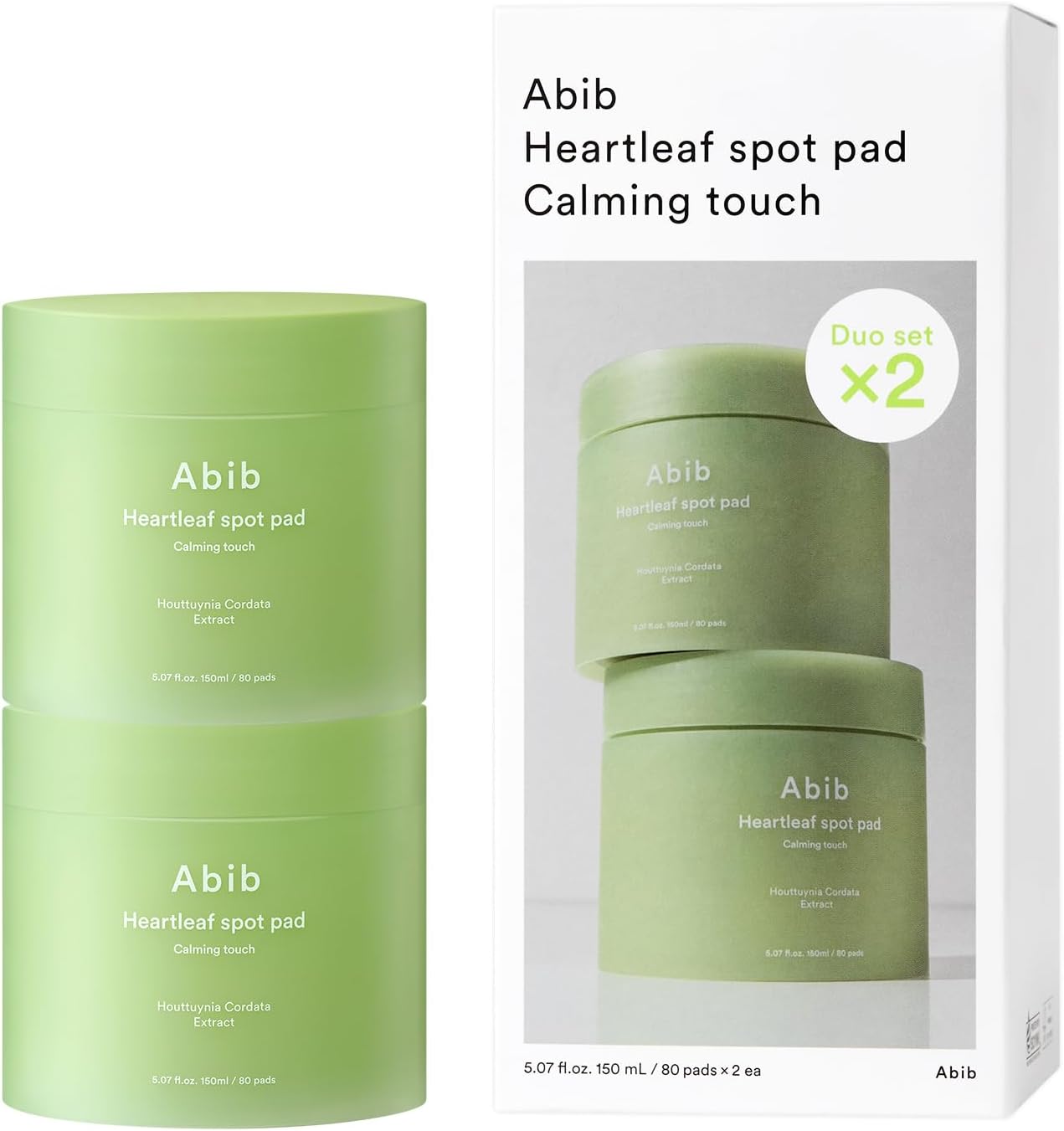 Abib Heartleaf Spot Pad Duo Set for Acne-Prone Skin Care