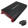 6000W Crunch Car Amplifier w/ Bass Knob & Filters
