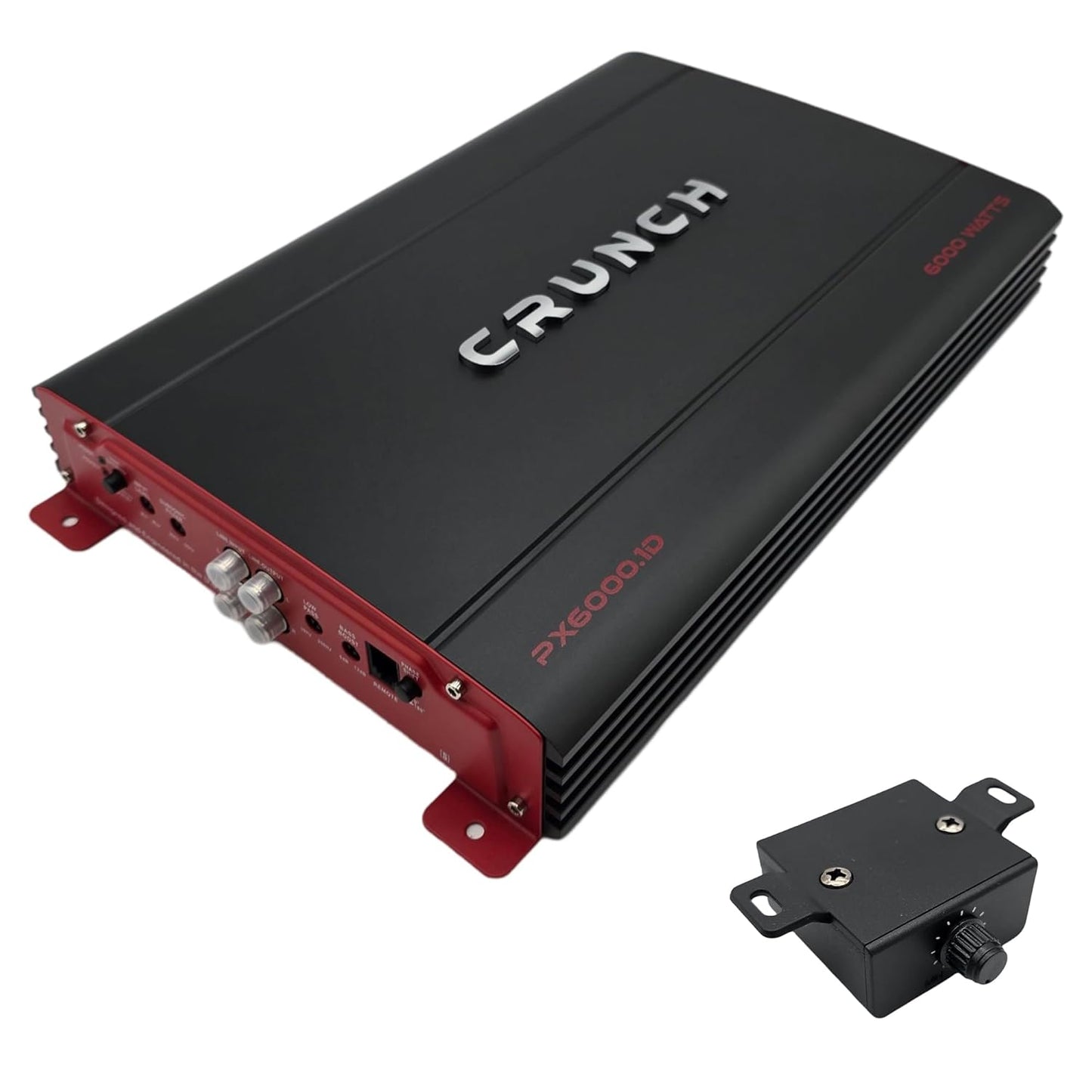 6000W Crunch Car Amplifier w/ Bass Knob & Filters